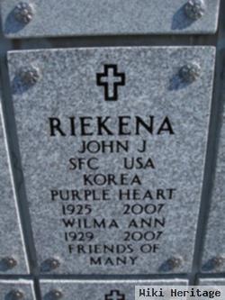 John J Riekena