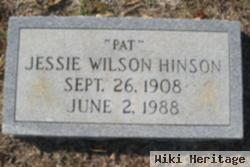 Jessie "pat" Wilson Hinson