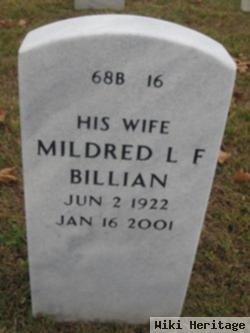 Mildred L F Billian