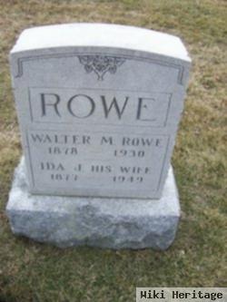 Walter M. Rowe