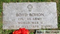 Corp Boyd Buck Bohon