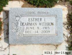 Esther I. Dearman Withrow