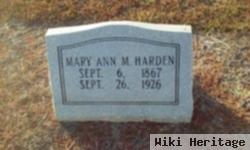 Mrs Mary Ann M. Harden