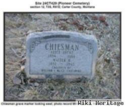 Walter H Chiesman