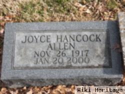 Joyce Hancock Hancock Allen