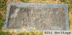 John Grefory Gaines