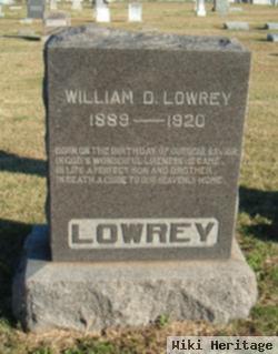 William D. Lowrey