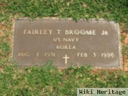 Fairley T Broome, Jr