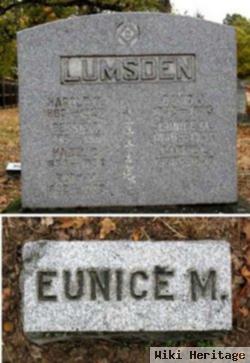 Eunice Maria Hutchison Lumsden