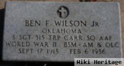 Sgt Ben F Wilson, Jr