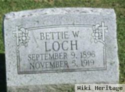 Bertha W. "bettie" Willig Loch