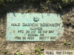 Pfc Max Darwin Robinson