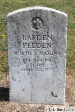 Barden D. Peeden