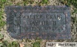 Walter Craig Taylor, Ii