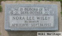 Nora Lee Mcmahan Wiley