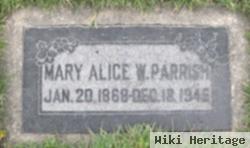 Mary Alice "mamie" Whitaker Parrish