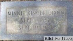 Minnie M Kincer Dixon