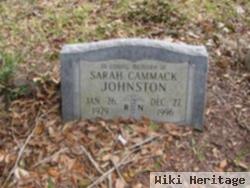 Sarah Cammack Johnston