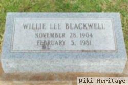 Willie Lee Blackwell