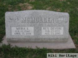 Myra Louise Lewellen Mcmullen