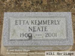 Etta Kemmerly Neate