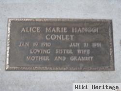 Alice Marie Hanggi Conley