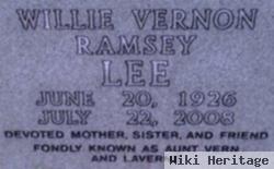 Willie Vernon "laverne" Ramsey Lee