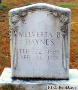 Melverta B. Haynes