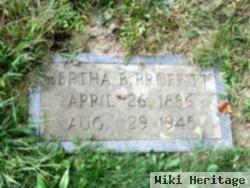 Bertha B Proffitt