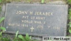 John H Jerabek