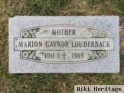 Marion M Hempel Louderback