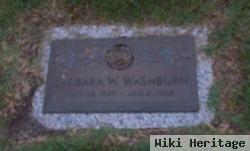 Barbara W Washburn