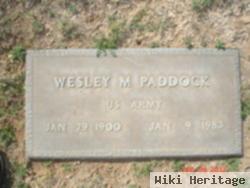 Wesley M. Paddock