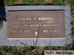 Verna V Rhodes