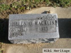 Helen O Macklin