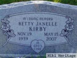 Betty Janelle Kirby