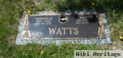 Leonard P Watts