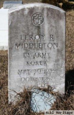 Leroy R Middleton
