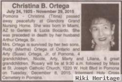 Christina B. Bocardo Ortega