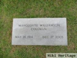 Marguerite Williamson Coleman