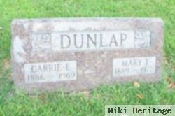 Carrie E Dunlap