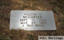 William F Mccarter