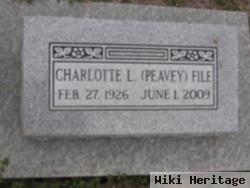Charlotte L Peavey File