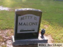 Betty D. Malone