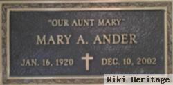 Mary Antoinette Ander