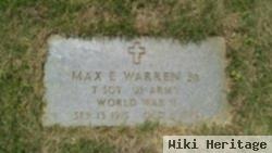 Max Elbert Warren, Sr