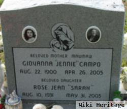 Rose Jean "sarah" Campo