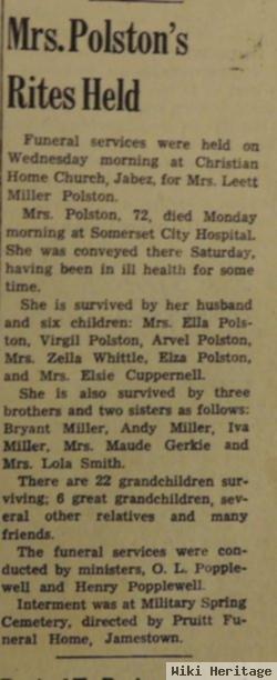 Leette Miller Polston