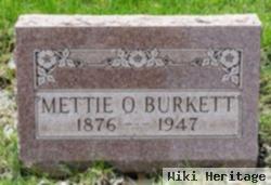 Mettie Ora Davis Burkett