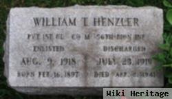 Pfc William Theodore Henzler